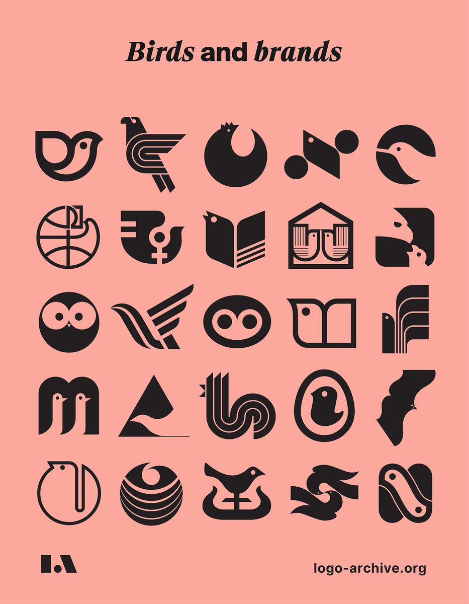 LogoArchive's tweet image. Birds and brands. Discover more at logo-archive.org

#logos #branding #symbols #logoarchive