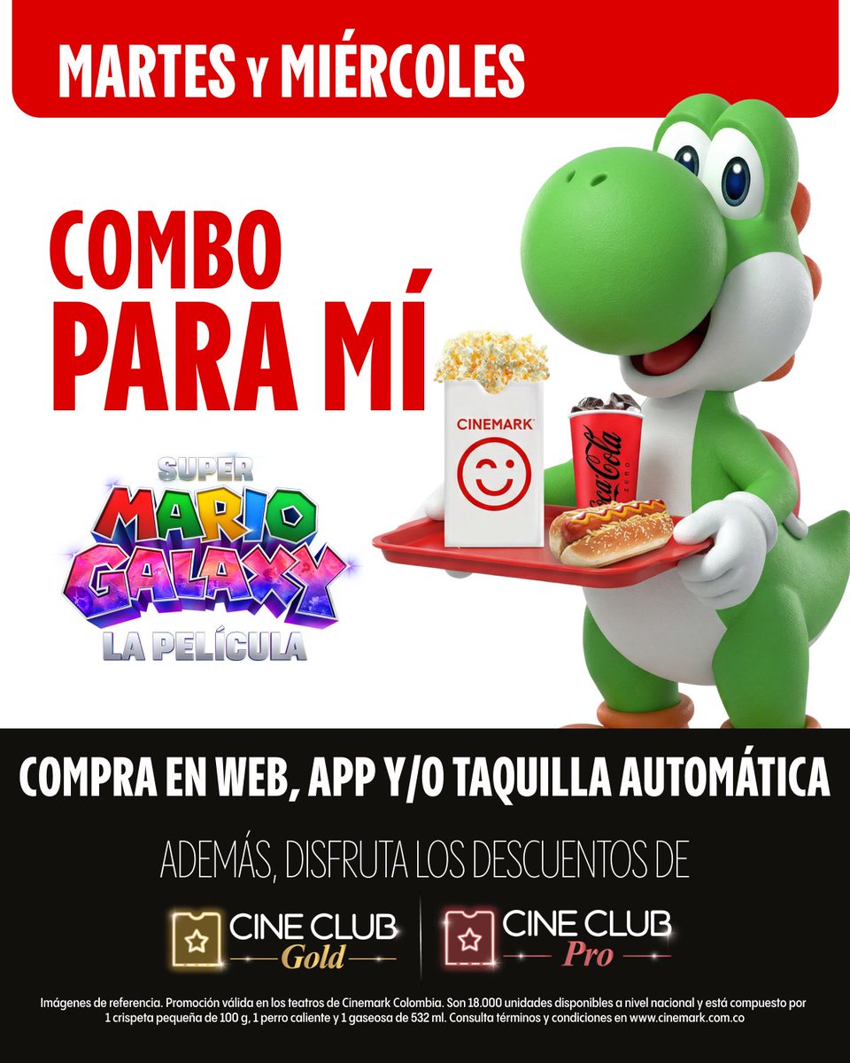 Cinemark Colombia tweet media