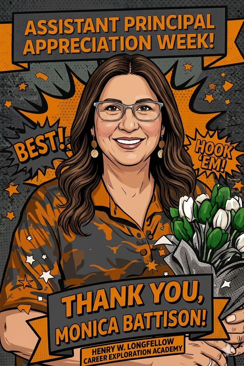 LongfellowCEA's tweet photo. We celebrate Assistant Principal Appreciation Week by highlighting the wonderful work of Monica Battison! Every day, she goes above and beyond to support our students and team members! https://t.co/Q6IypjZdFU