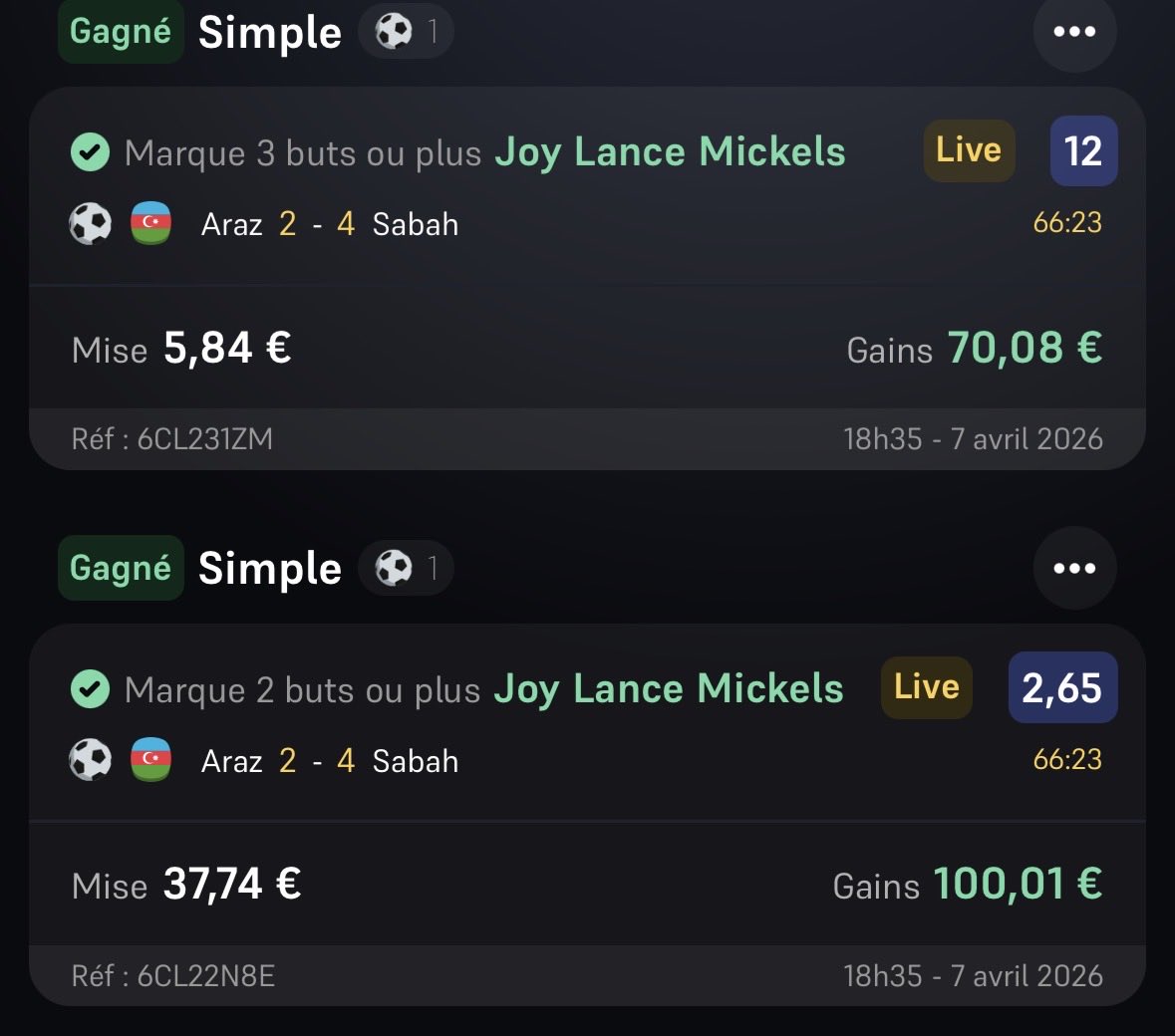 Ça joue betting tweet media