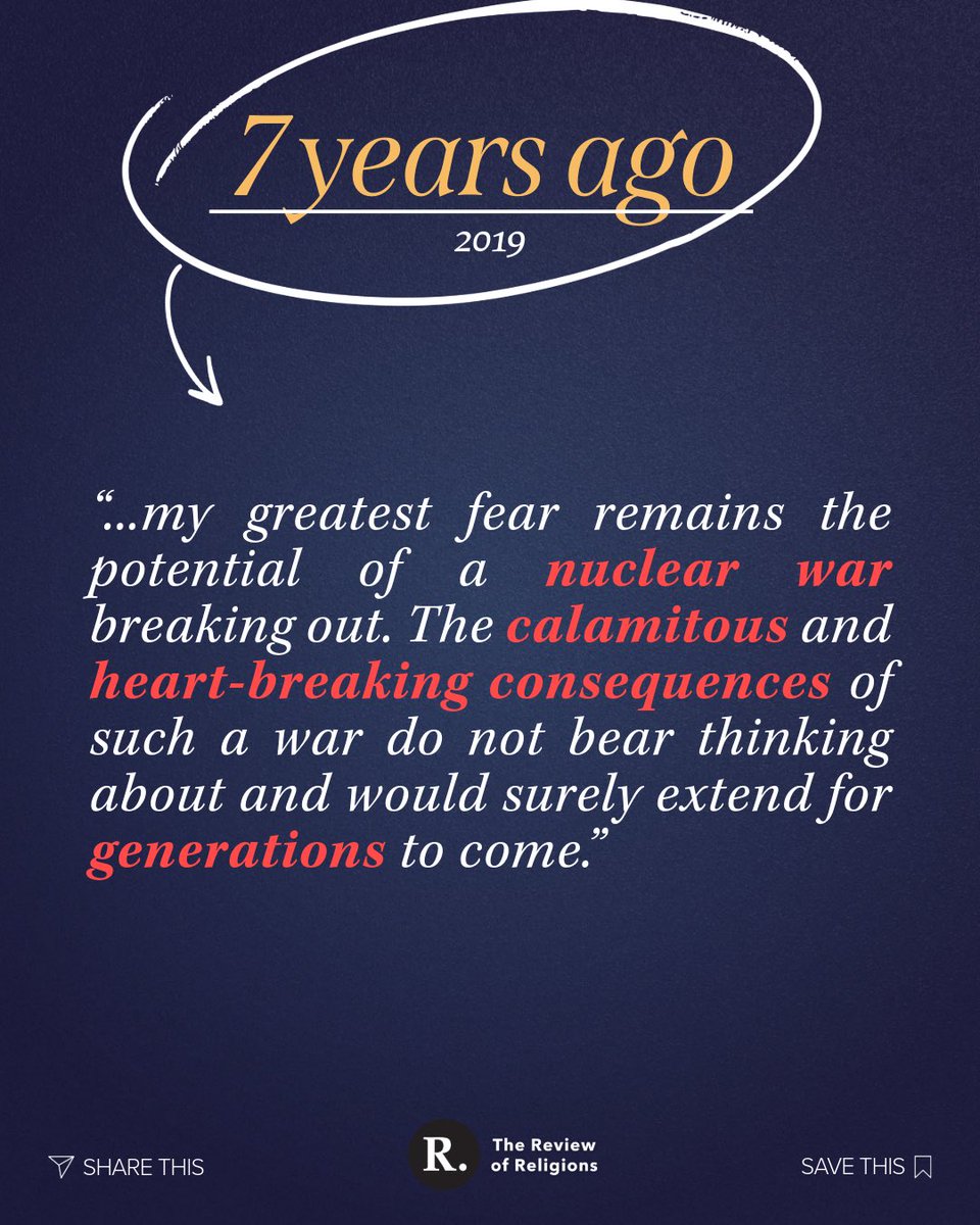 The Review of Religions tweet media