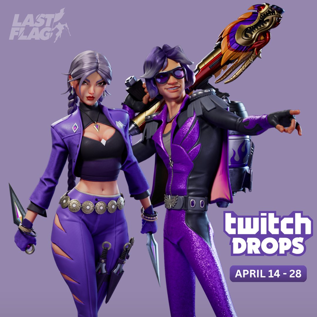 Twitch Drops are coming to Last Flag!

Watch participating Last Flag streams April 14-28 and earn up to 9 exclusive in-game rewards just for tuning in. Full details dropping at launch. 

#TwitchDrops