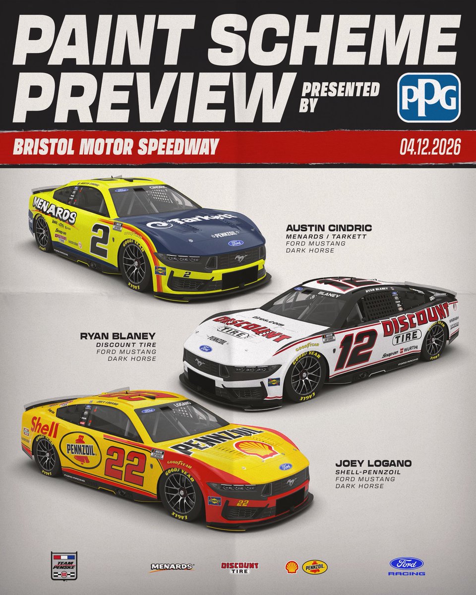 Team_Penske's tweet photo. Bristol bound. https://t.co/Wq0RF3tTOH