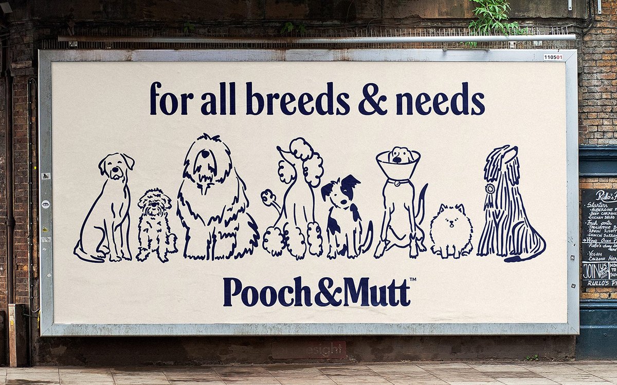 brandarchivexyz's tweet image. Pooch &amp;amp; Mutt by Robot Food, 2026
Now on Brand Archive: brandarchive.xyz 

#branding #design #packaging #dogfood