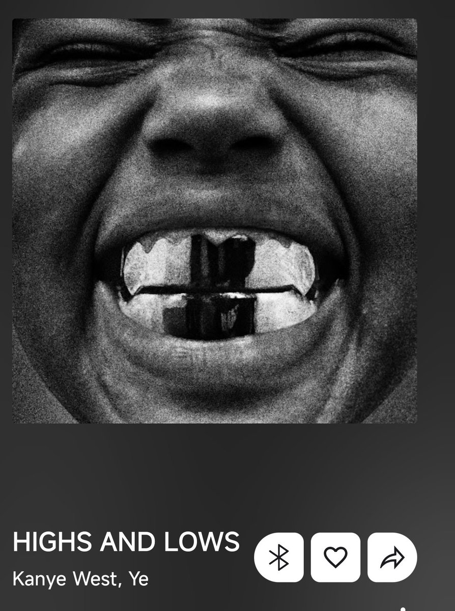 ALBUM:BULLY
TRACK:HIGHS AND LOWS
ARTIST:KANYE WEST AKA YE🙌