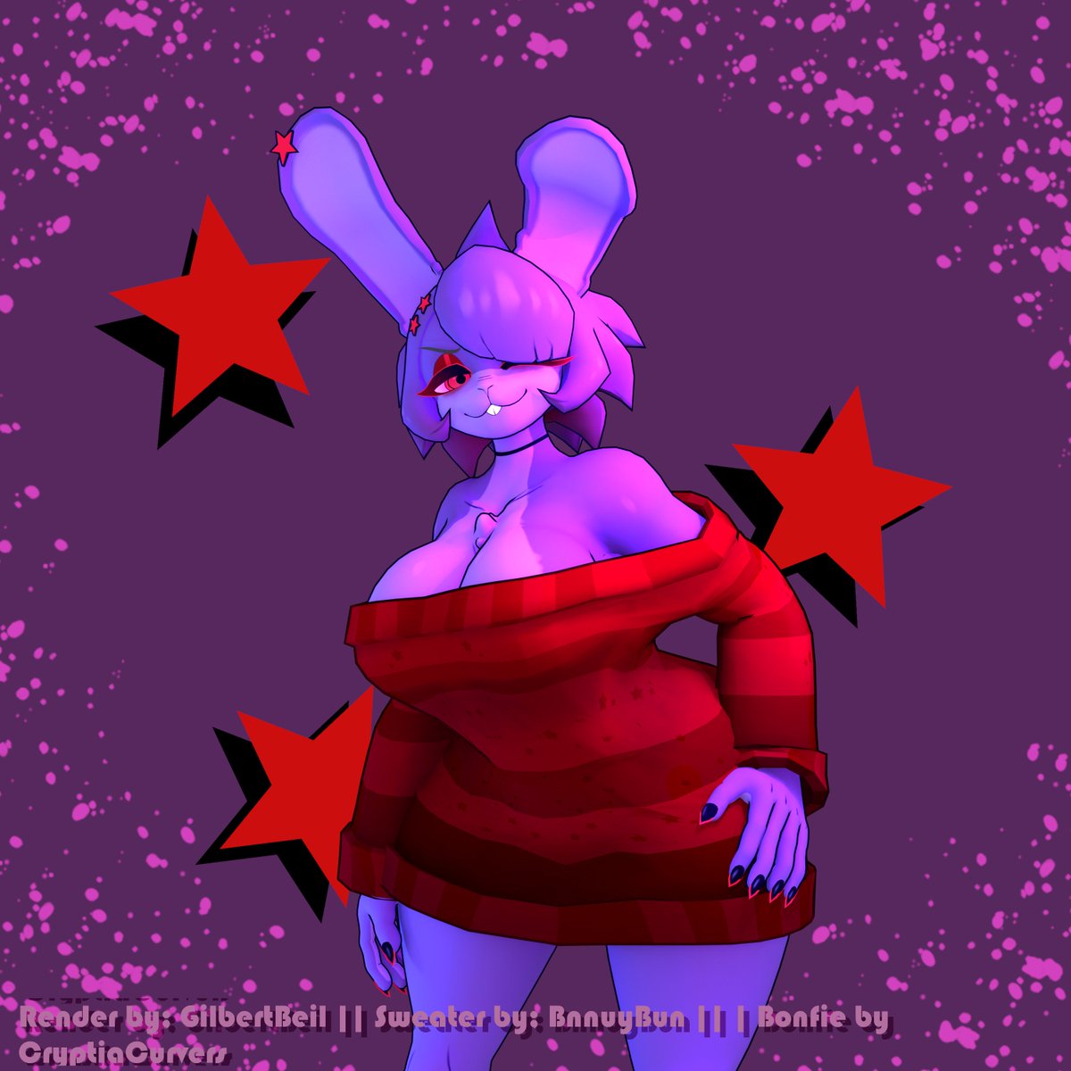BnuuyBunVR's tweet image. !! Sweater Dress RELEASE !!  

Shadow drop &amp;gt;:3c
This is for everyone btww

Render by @cherry_sanji 

🔗⬇️🧵

#CryptiaCurves #FNC #FazclairesNightclub #Fazclaires #Frenni #FrenniFazclaire #Bonfie #Type0