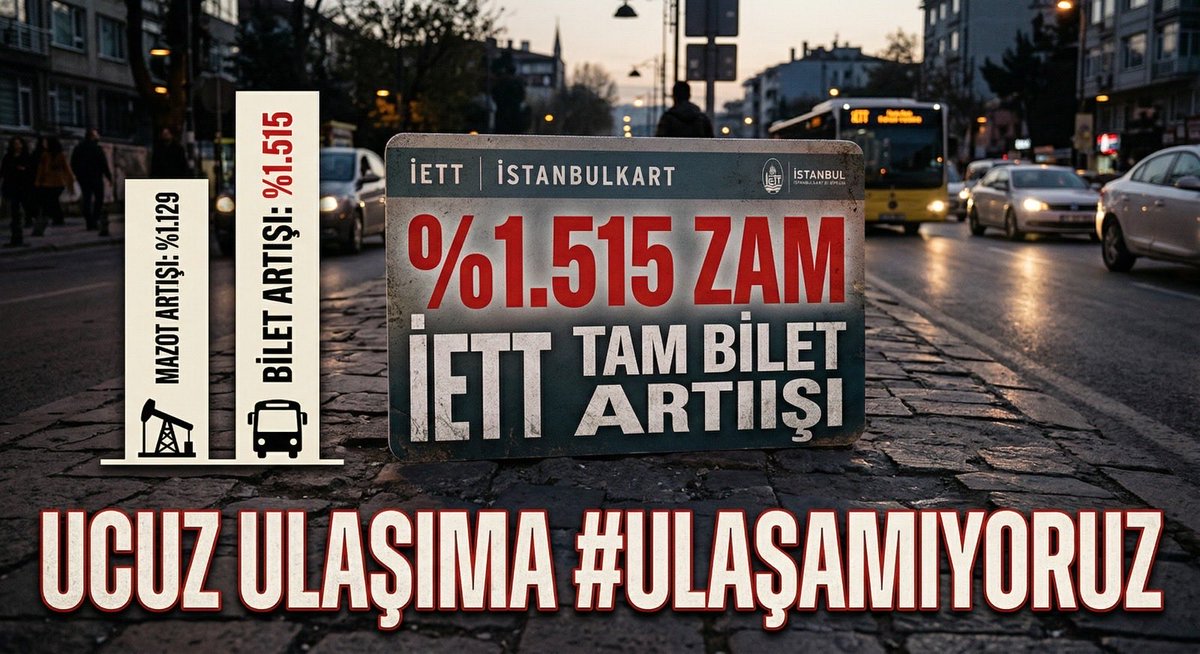 İstanbul nefes alamıyor!
Yatırımlar durdu, metro ve yollar kaderine bırakıldı.
Bakım ihaleleri ehil firmalar yerine siyasi bağlantılı aracılara verildi, toplu ulaşım arıza ve yangınlarla anılır hale geldi.
Artan maliyetler, yaşlanan otobüsler ve iptal edilen projeler şehri