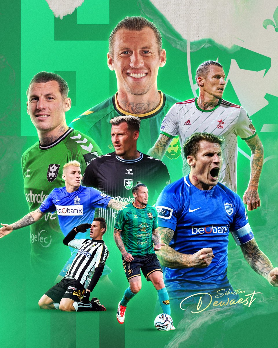 FrancsBorains's tweet photo. Quelle carrière ! 

Après plus de 400 matchs professionnels sur les terrains belges et européens, avec des titres nationaux et la Ligue des Champions en point culminant, le gladiateur Sébastien Dewaest prend sa retraite sportive au RFB 🟢 https://t.co/8GmXi2kpWC