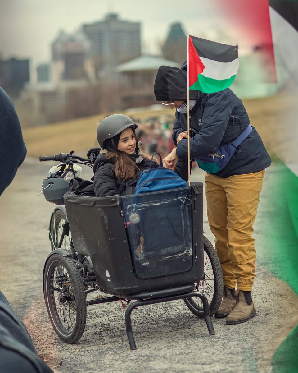 ultras_antifaa's tweet image. #Canada - A national bike ride for Gaza was held in Montreal.