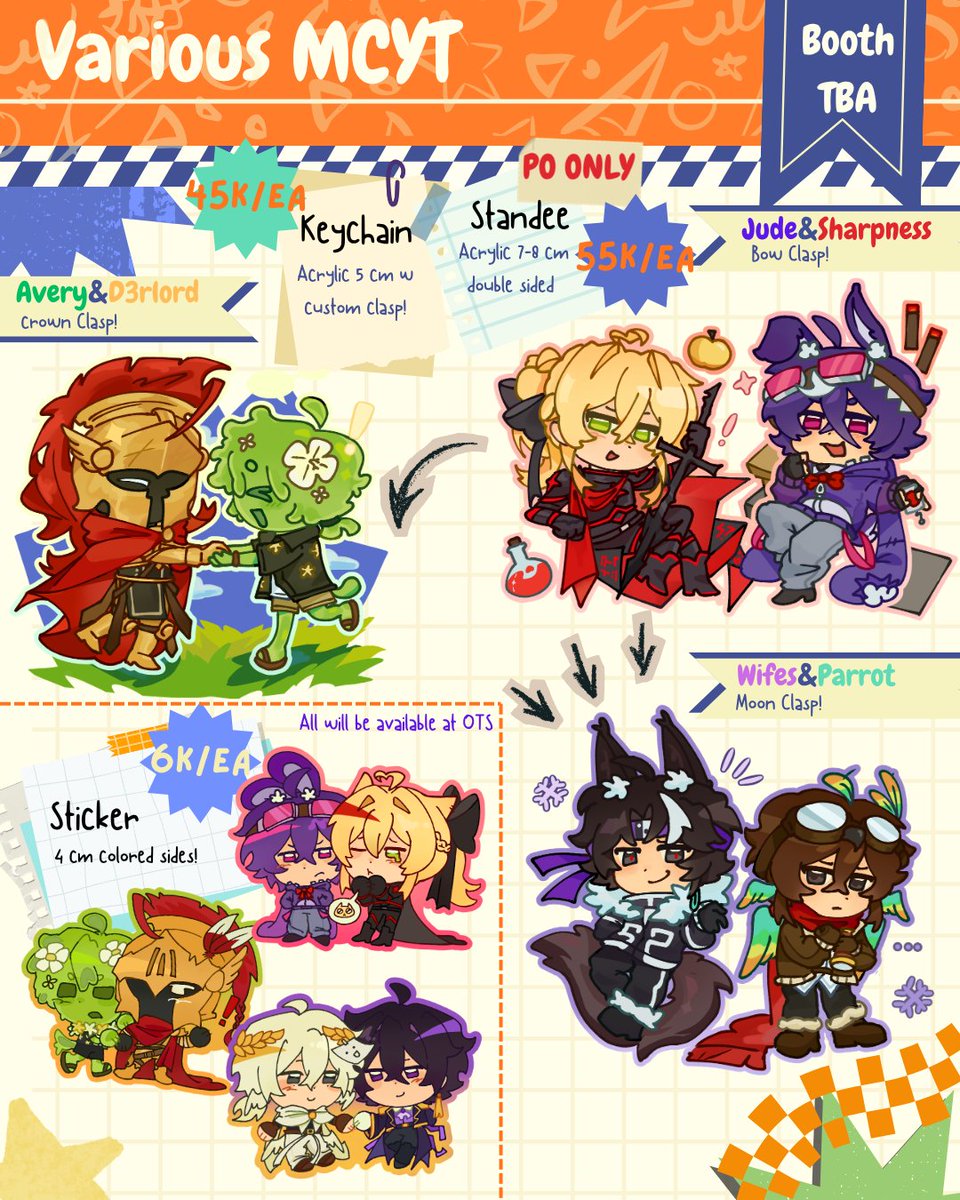 Cereeallz's tweet image. Reee's #CF22 PO Batch 1!
MCYT (Unstable Universe, Strength SMP, Ish State, SFAWTDE)
🗓️7-15 April
📎docs.google.com/forms/d/1sfqp5…
📌BOTH DAYS

rts are appreciated (⁠✿⁠^⁠‿⁠^⁠) #COMIFURO22 #CF22catalogue