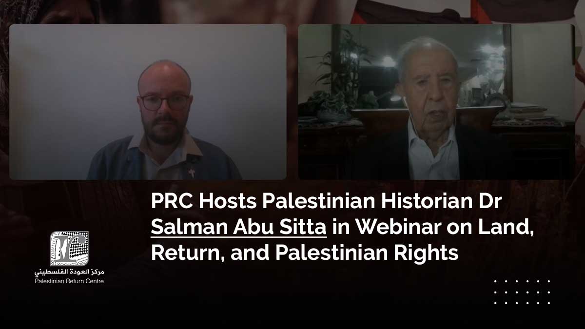 Palestinian Return Centre tweet media