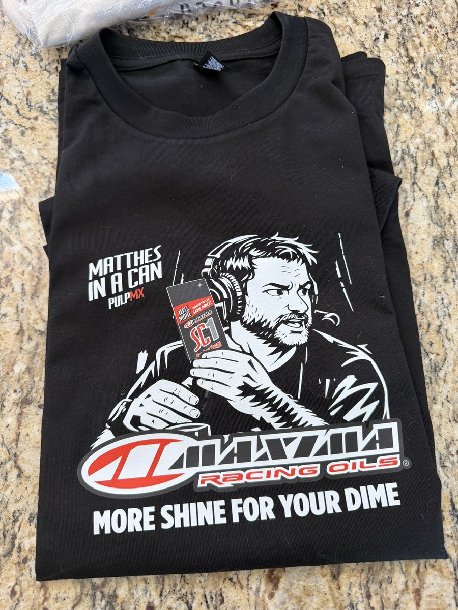 pulpmx's tweet photo. Thanks to @maximausa for making a limited edition number of these shirts to celebrate their SC1 product https://t.co/xLbJapX5Wa