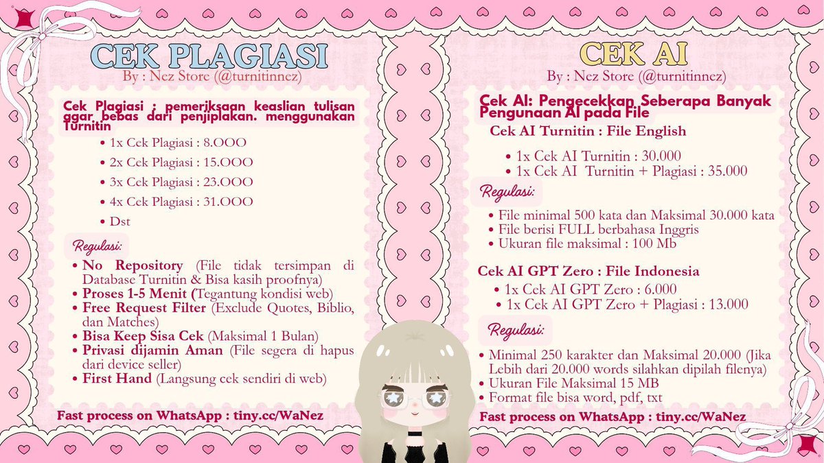 🪄 Nez : Cek Turnitin tweet media