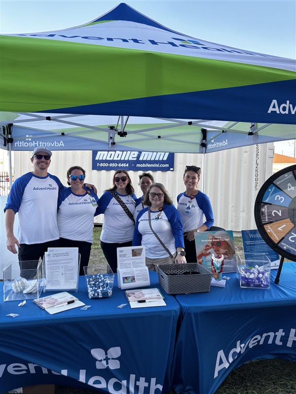 AdventHealthEFL's tweet photo. Knowing the signs helps you act sooner.

At Head and Neck Cancer Awareness Night with the @daytonatortugas, families learned how to recognize early signs and take steps to protect their health so they can feel more confident in caring for themselves and their loved ones. https://t.co/xVSHzaOO99