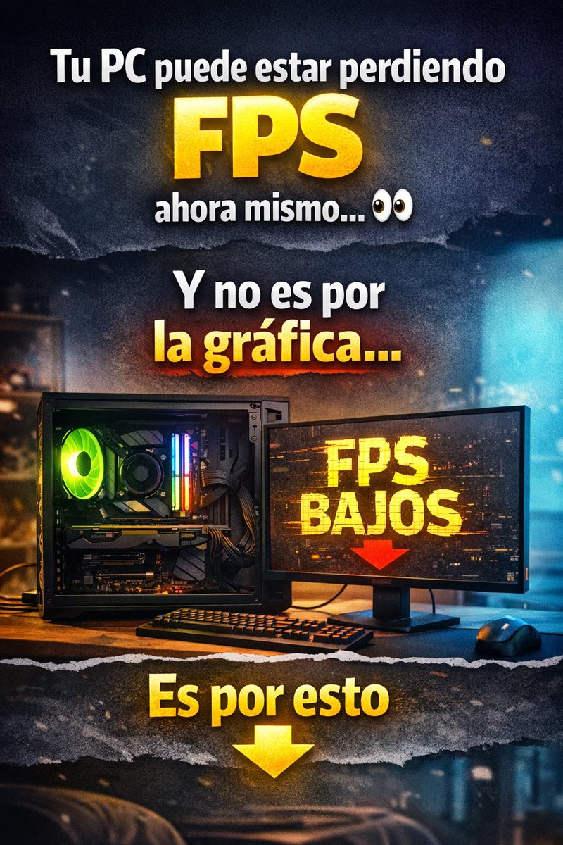 SoyMeizer's tweet photo. Tu PC puede estar perdiendo FPS…
y no es la gráfica 👀 https://t.co/Yjozvproe5