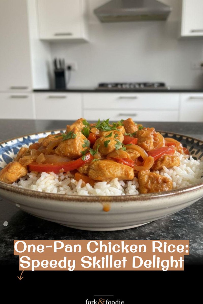 Forkandfoodie's tweet image. Dinner dilemma solved! ⏰ Imagine tender chicken, fluffy rice, and vibrant veggies, all from one pan in just 30 minutes.

It's weeknight magic! ✨

What's your go-to quick meal?
#OnePanMeal #QuickDinner #WeeknightWins
