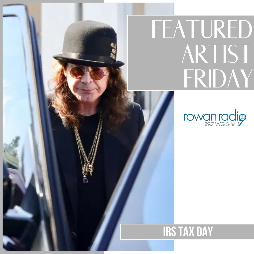 RowanRadio's tweet photo. This week’s Featured Artist Friday features music artists who have faced tax controversies!

Tune in this Friday, April 10 only on Rowan Radio 89.7 WGLS-FM! https://t.co/PKtPpFHc6e