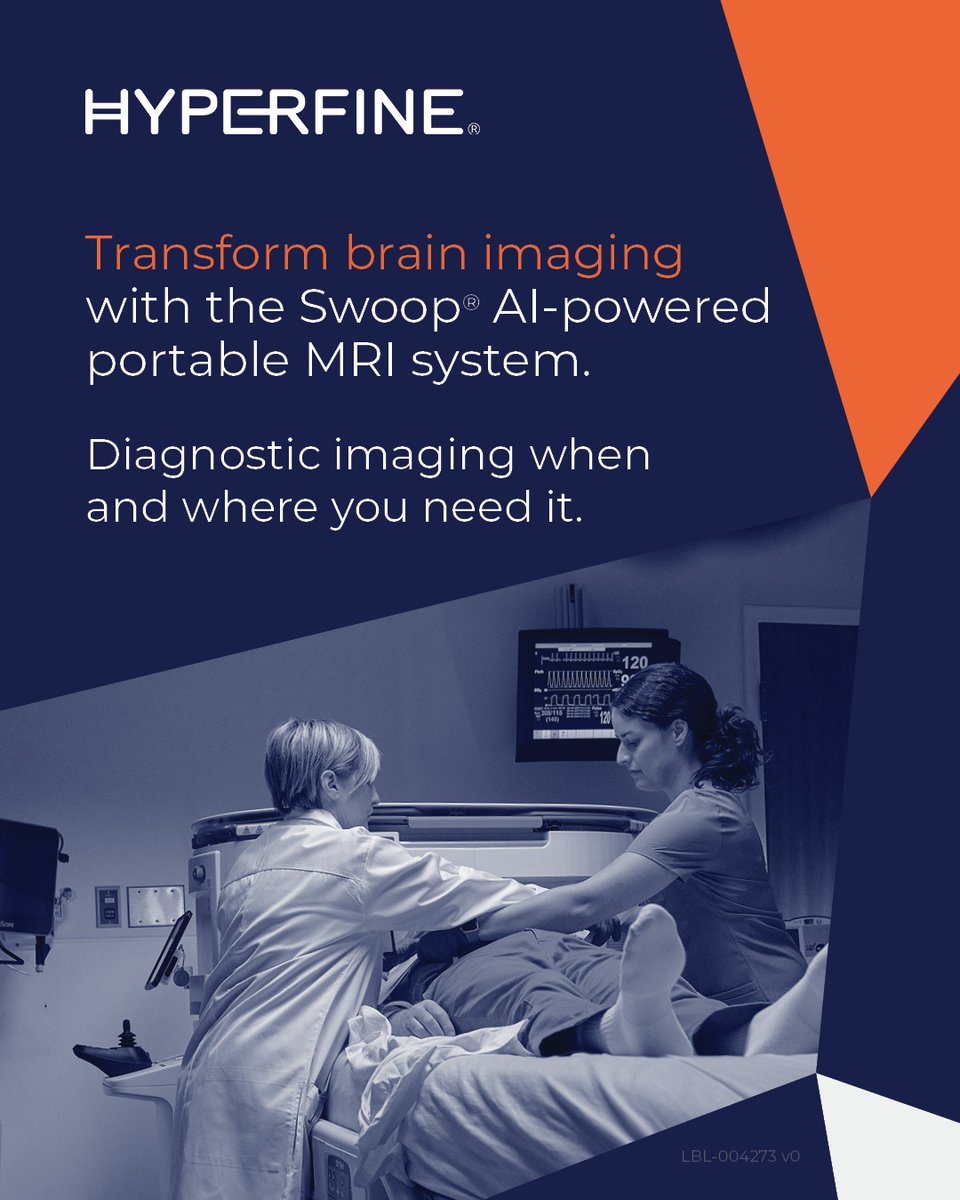 Swoop® Portable MR Imaging® System–Hyperfine, Inc tweet media