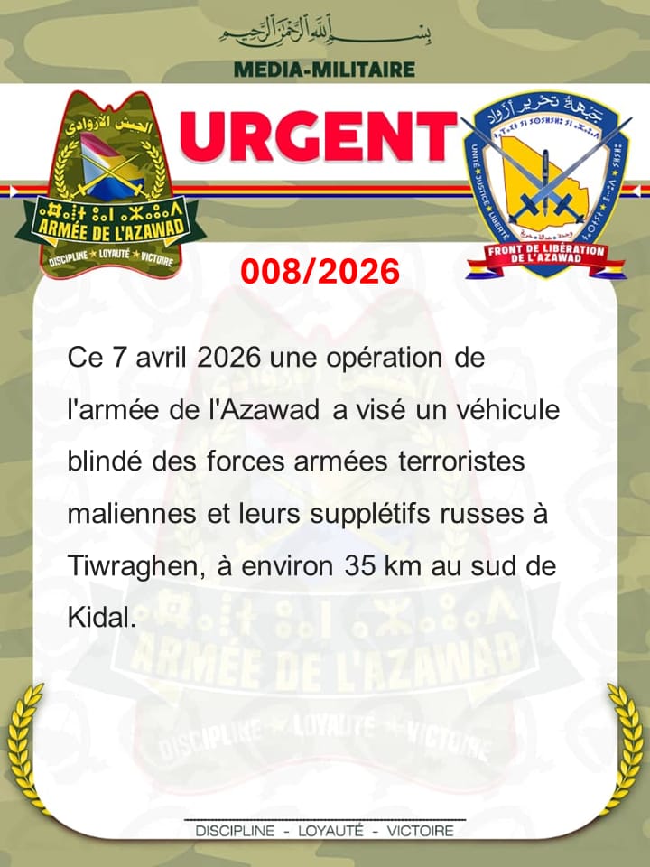 Armée de l'Azawad tweet media