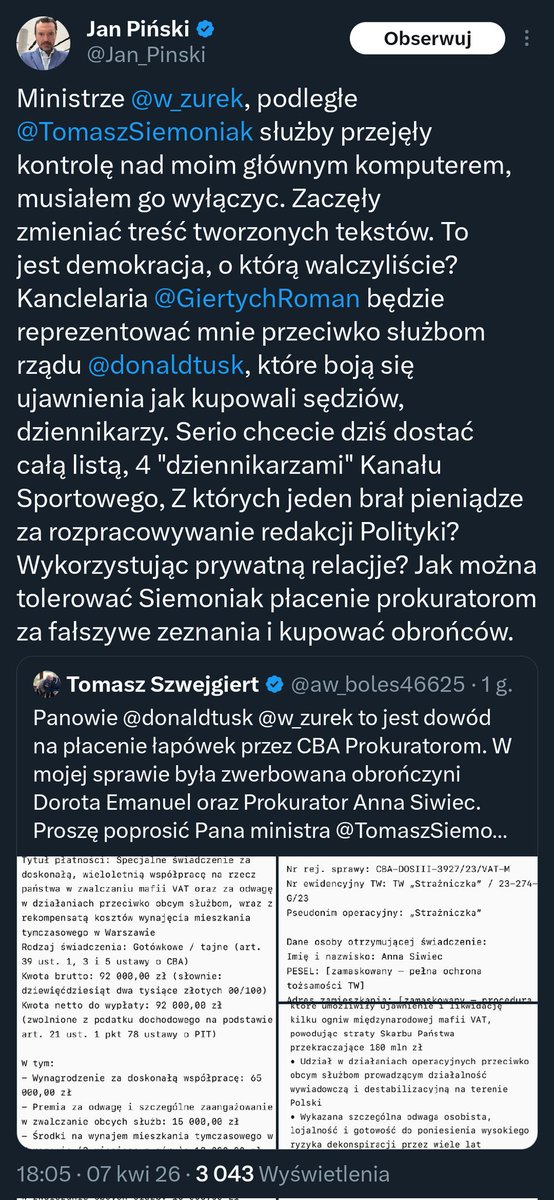Wojciech z Doliny Młynów tweet media