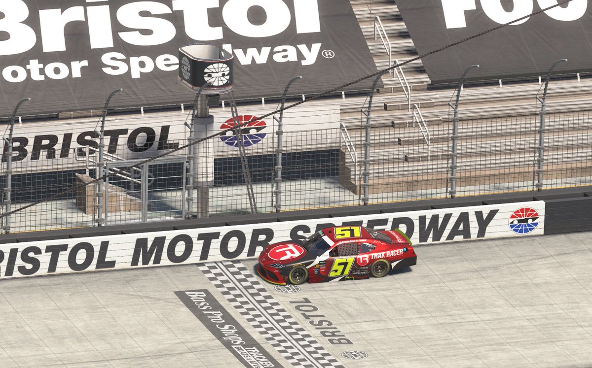 HoganGarrison's tweet photo. It’s @ENASCARGG @CocaColaRacing @iRacing Qualifying series race day at Bristol.

Every race is a 0-0 mentality. No quit here. No stream tonight due to me still watching my puppy who was sick.  

@trak_racer || @CH199simracing || @RacecraftAcad || @DeadzoneRacing https://t.co/L7MwhsHf7X