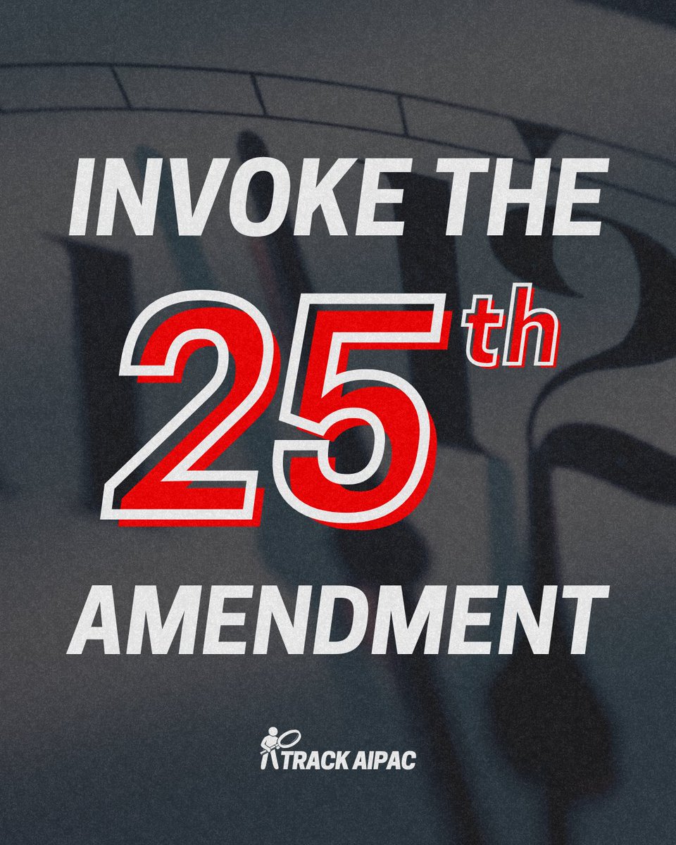 TrackAIPAC's tweet image. Trump is threatening nuclear genocide. Invoke the 25th amendment NOW.