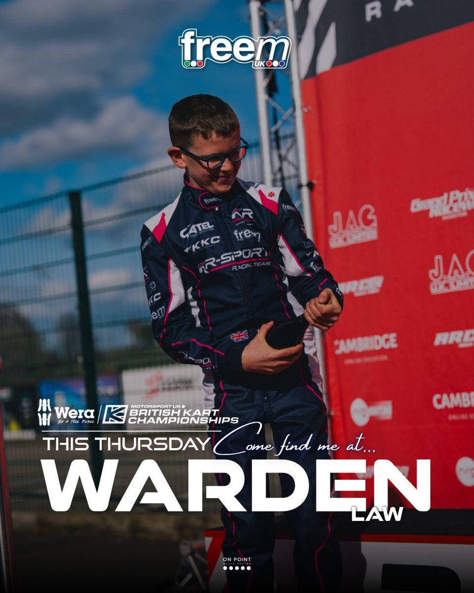 FreeMUK's tweet photo. 🏁 THIS THURSDAY – WARDEN LAW 🇬🇧

Catch us at the British Kart Championships this Thursday at Warden Law!

Come find us in the paddock 👇  
🔥 Full stock available  
🏁 Race suit fittings  
🪖 Schuberth helmet fittings  

Whether you're racing, upgrading your gear, or just coming to watch the action — we’ve got you covered.

We’d love to see you there 🙌  

#BritishKartChampionships #WardenLaw #KartingUK #Motorsport #RacingLife #FreeMUK