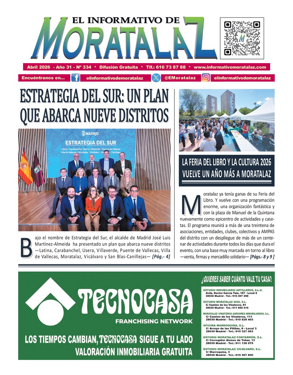 El Informativo de Moratalaz tweet media