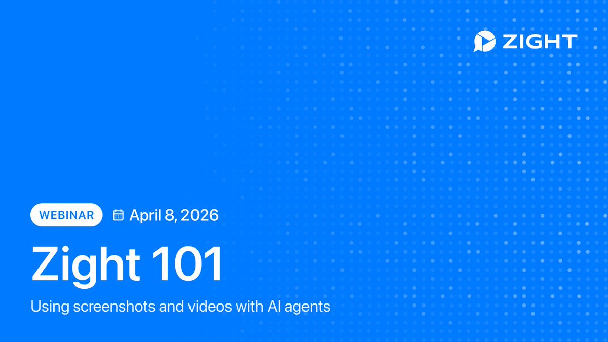 ZightApp's tweet photo. Tired of meetings that could’ve been a quick video?

Join our Zight 101 webinar and learn how teams use visual communication + AI to move faster.

We’ll be going over:
How to create screen recordings, screenshots, and GIFs
Practical ways to save time with async workflows
Insider tips to get more out of Zight
Real-world examples you can apply immediately

Ready to work smarter? Sign up for our free webinar through the link in our comments!
#AIAgents #ProductWorkflow #Webinar