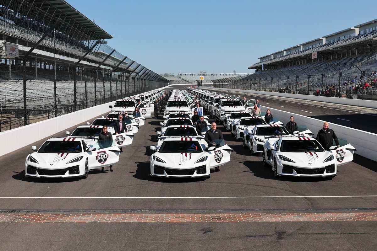 IMS's tweet image. Coming to a street near you 👀 🚗

The @TeamChevy @500Festival Event Vehicles have arrived! Be on the lookout for these sweet rides in your community all spring long.

#Indy500 | #IsItMayYet?