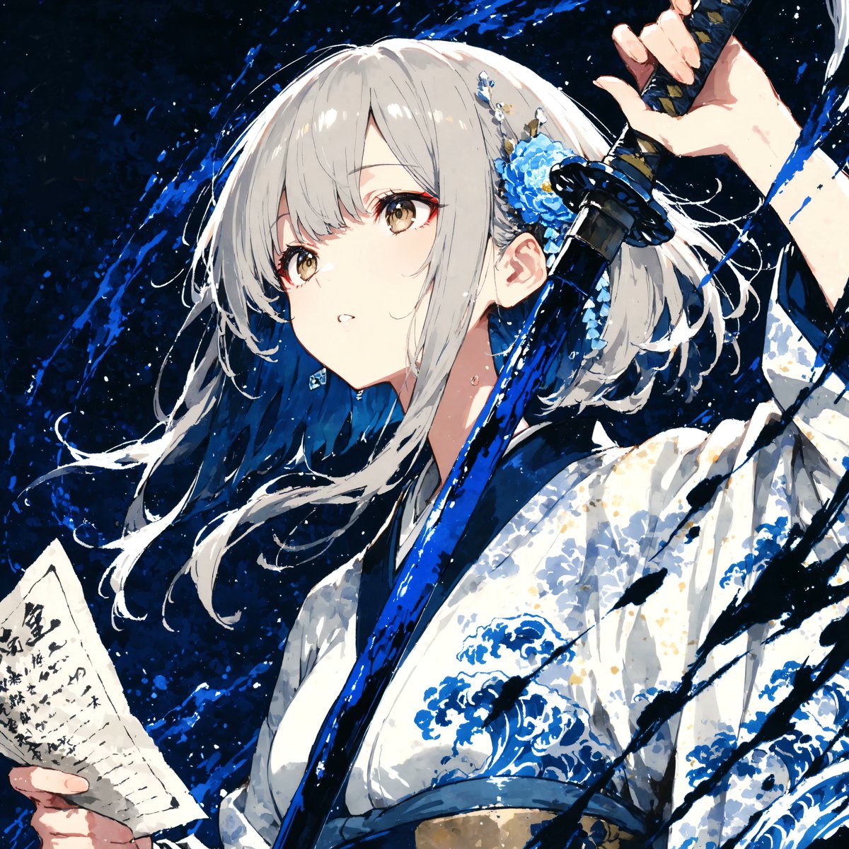 BluePilotSuit's tweet image. #おは斬

「言葉よりも、この一閃で語るわ。」
I'll speak not with words, but with this strike.

BluePilotSuit20260413