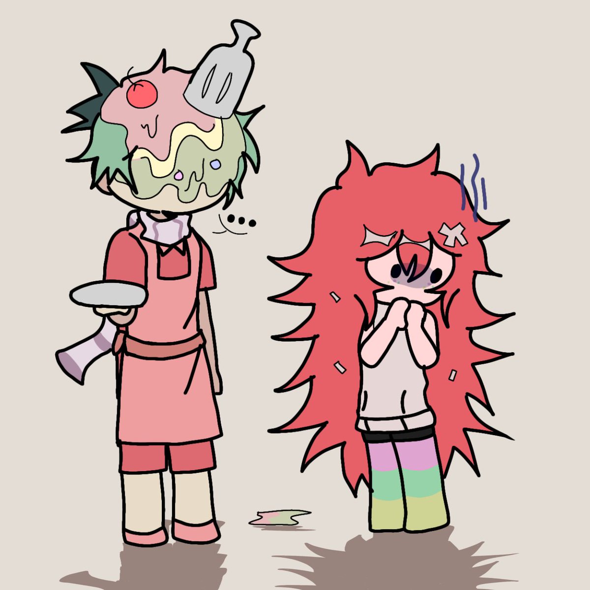 TsukyChan278823's tweet photo. Htf + Dandy's Word= #flippaky 💚❤️ #tsuky_htf #flippyxflaky #htf #htfandom https://t.co/YHycbyzc8B