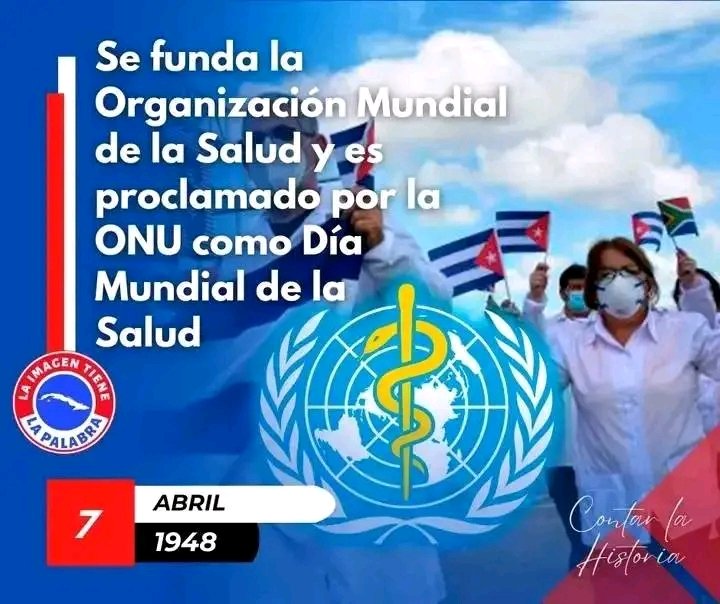 Dia mundial de la salúd. #CéspedesUnidosyVictoriosos #Camagüey <a href="/DiazCanelB/">Miguel Díaz-Canel Bermúdez</a> <a href="/DrRobertoMOjeda/">Dr. Roberto Morales Ojeda</a> <a href="/WalterNoris/">Walter Simon Noris</a>