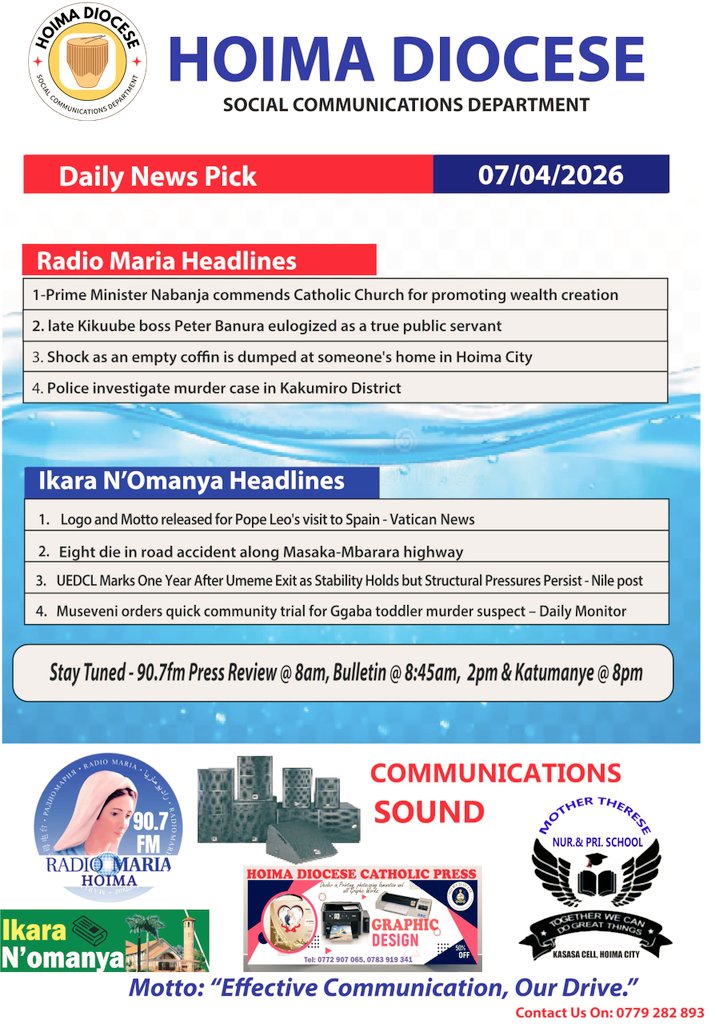 Hoima Diocese tweet media