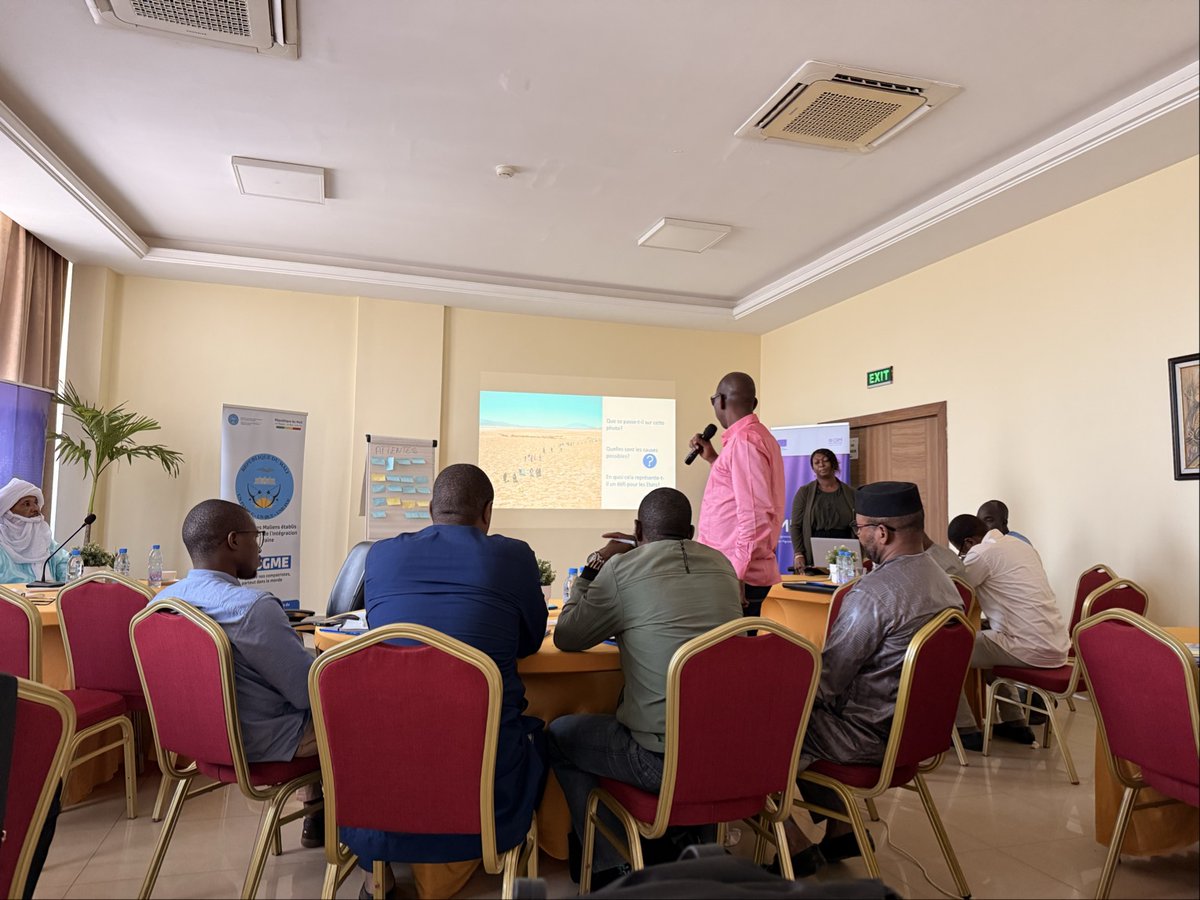 OIMMali's tweet image. 🇲🇱 Du 7 au 9 avril 2026, l’OIM appuie la DGME à Bamako pour un atelier sur la protection des migrants.

Financé par l’UE🇪🇺 (MPRR-SSA) et les Pays-Bas🇳🇱 (COMPASS), il vise à renforcer les capacités en protection, assistance et réintégration.

#Migration #Mali #Protection