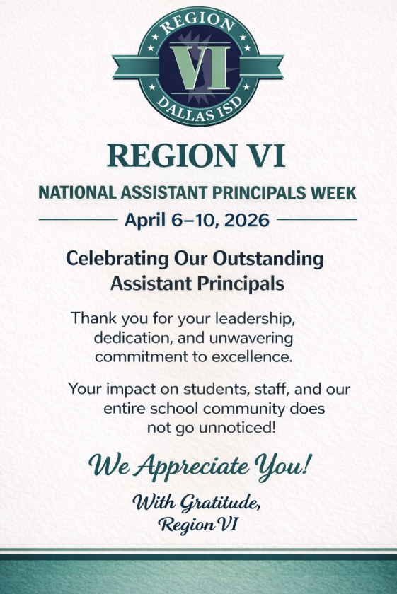 Dallas ISD ~ Region VI tweet media