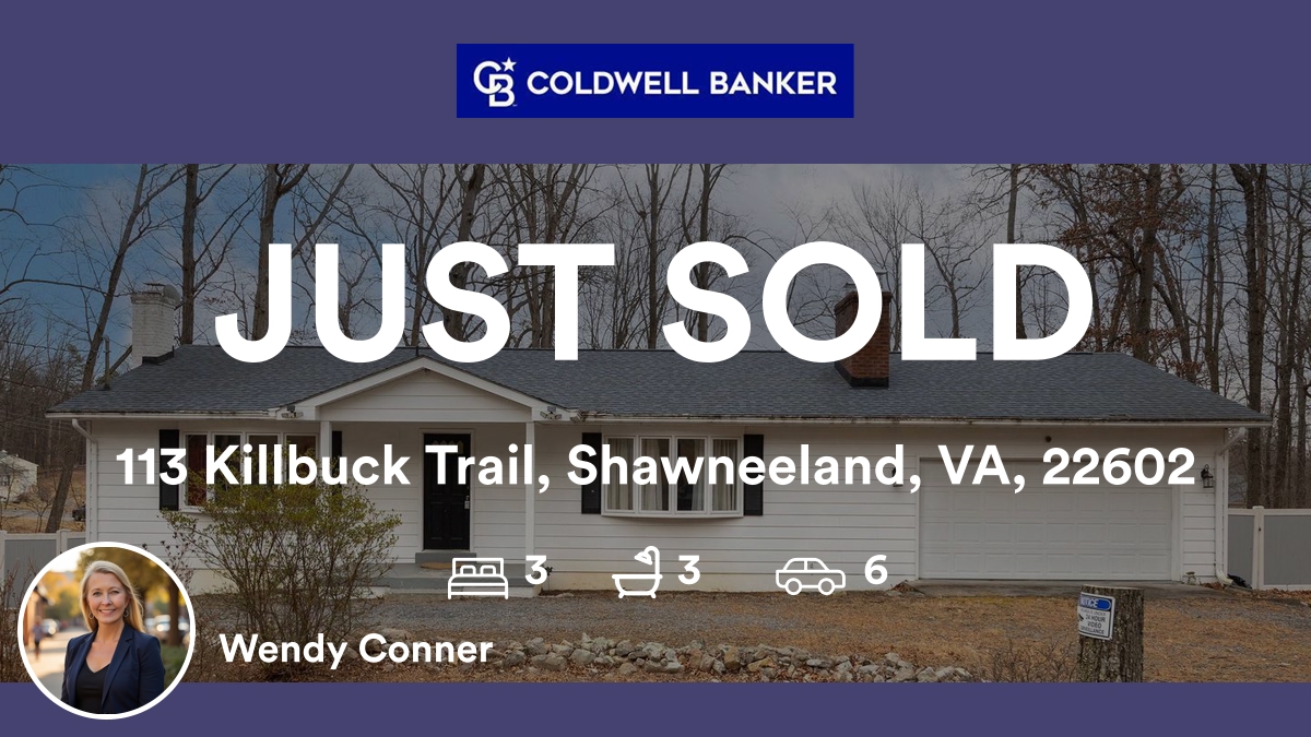 wendysconner's tweet photo. 🛌 3 🛀 3 🚘 6
📍 113 Killbuck Trail, Shawneeland, VA, 22602

My latest sale on RateMyAgent.
Associate Broker/REALTOR 0225047999
https://t.co/0yC1UdrQjw

...
#ratemyagent #realestate https://t.co/G8oUY3tvht