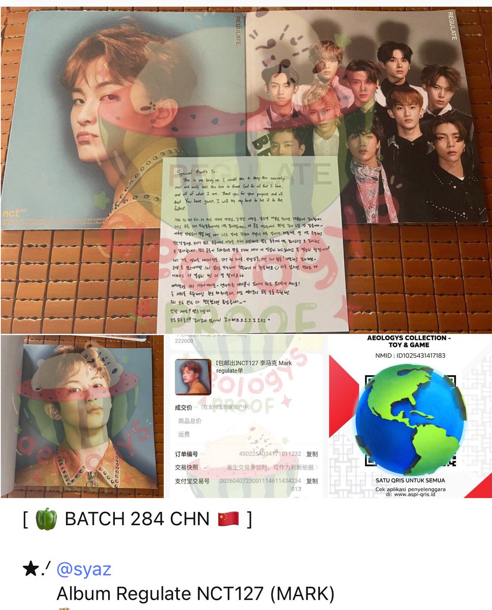 ✧*̥˚🐯 ̥˚✧ 𝓽𝓸𝓭𝓪𝔂 𝓹𝓻𝓸𝓸𝓯

wishlist dari luamaaaa banget akhirnya dapet jugaa