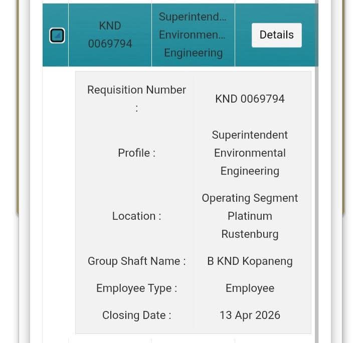 CarolBoitumelo1's tweet image. Sibanye StillWater 
Rustenburg Vacancies:

1. Clerk Data Capture 
2. Personal Assistant 
3. Miner General 
4. Forklift Driver
5. Electrician 
6. Superintendent Environmental Engineering 
7. Plumber
8. Foreman Engineering 
9. Unit Manager Engineering 
10. Manager(operations)
11.