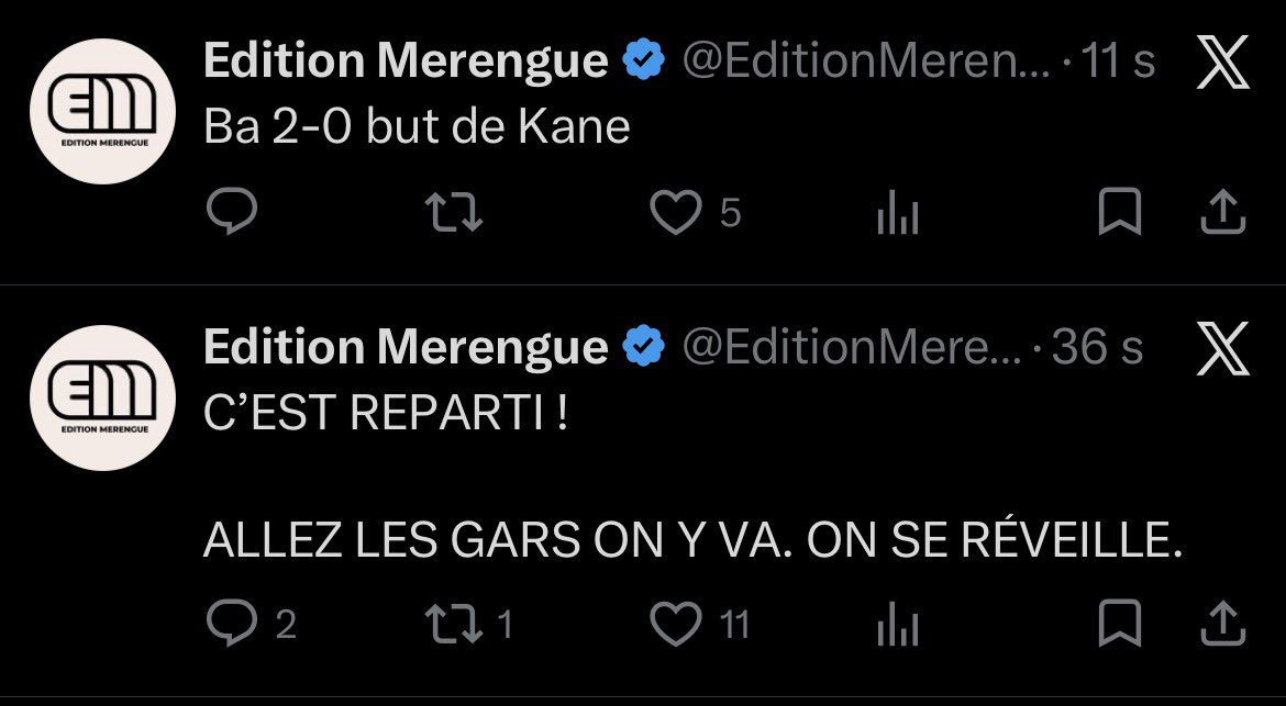 Edition Merengue tweet media