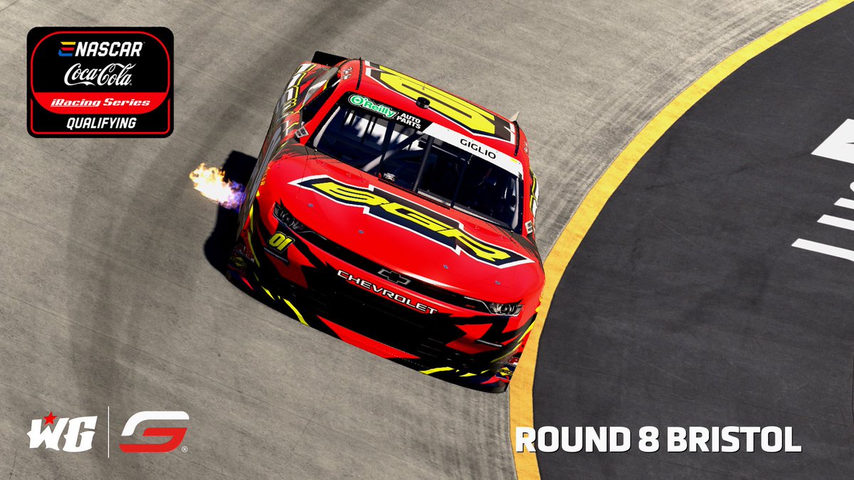 Round 8 of the <a href="/ENASCARGG/">NASCAR Gaming and Esports</a> <a href="/CocaCola/">Coca-Cola</a> Qualifying Series! Last race of the <a href="/NASCAROReillyAP/">NASCAR O’Reilly Auto Parts</a> segment. Looking to build off the 8th place last week! 

Standings: 18th (16 with drop) 

🎨: <a href="/KDESIGNS52/">KDESIGNS</a> 

<a href="/WantedGoons/">Wanted Goons</a> 
<a href="/WGiRacing/">WG iRacing</a>
<a href="/ItsBristolBaby/">Bristol Motor Speedway</a> 

#iracing #sim #racing #nascar #enascar