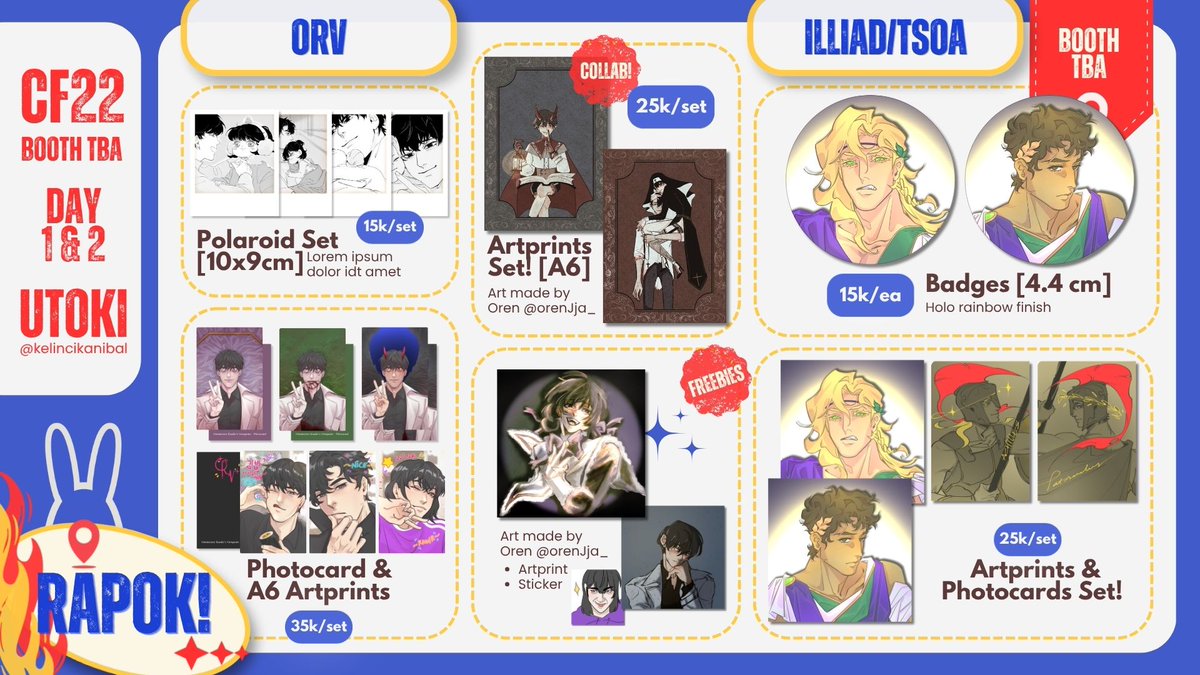 🥒utoki🍉 cf22 open PO! tweet media