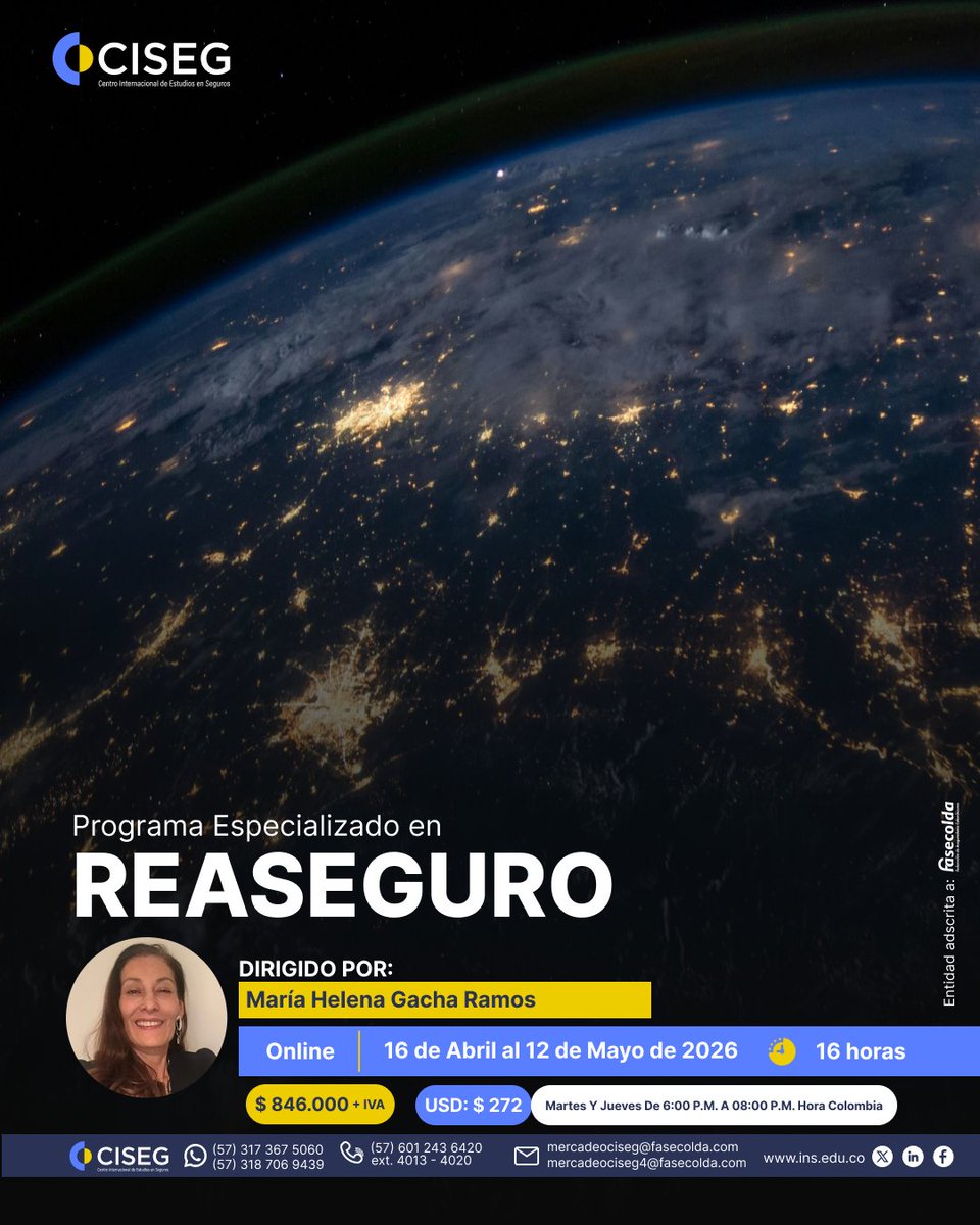 CISEG Centro Internacional de Estudios en Seguros tweet media