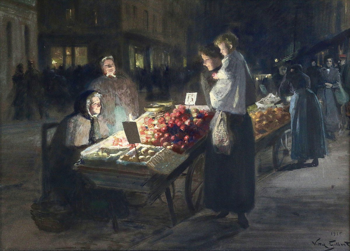 Marché parisien la nuit, 1915

(Victor Gabriel Gilbert)