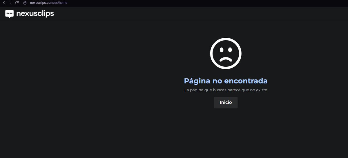 Kimert0's tweet photo. @NexusClips problema con la pagina. https://t.co/h49NegtHAz