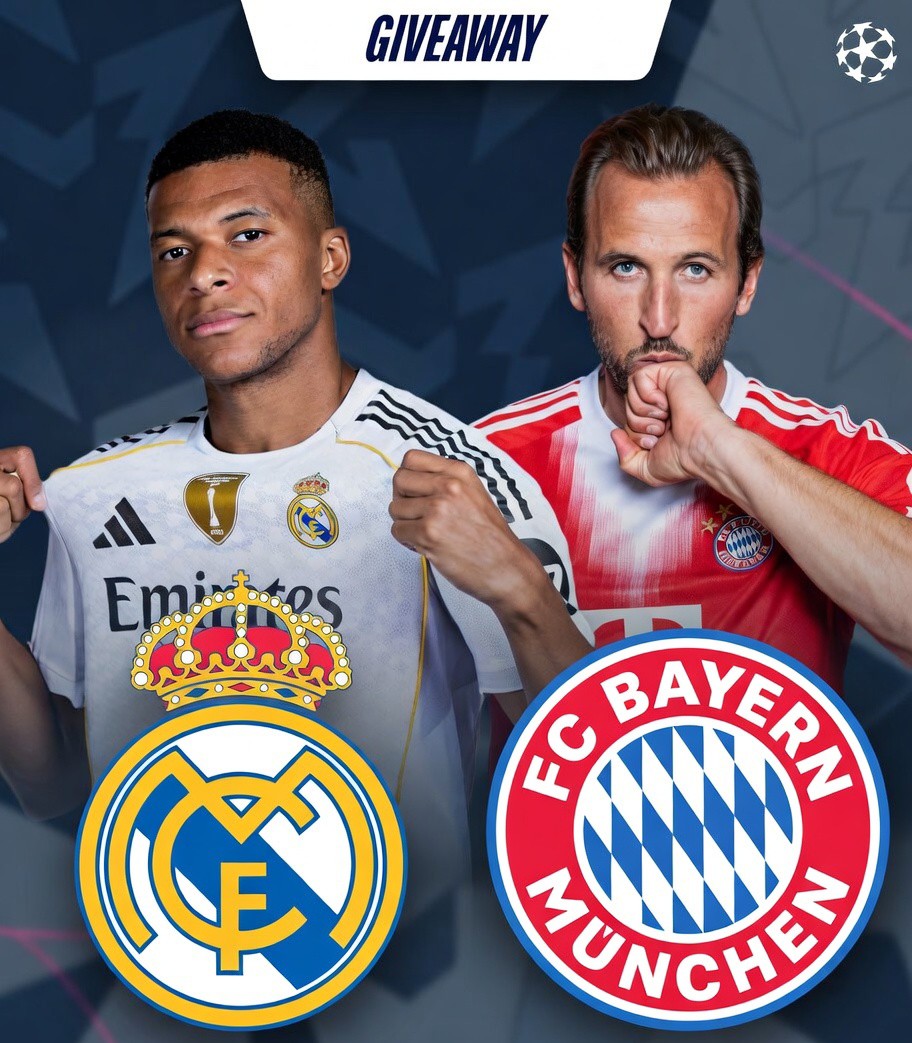 Quick Champions League 2k Giveaway.

REAL MADRID v BAYERN MUNICH.

Who will be the first goalscorer?

- Like and retweet.
- First correct answer wins.
- Attach account details in your comment for fast payment.

Goodluck 🤝.