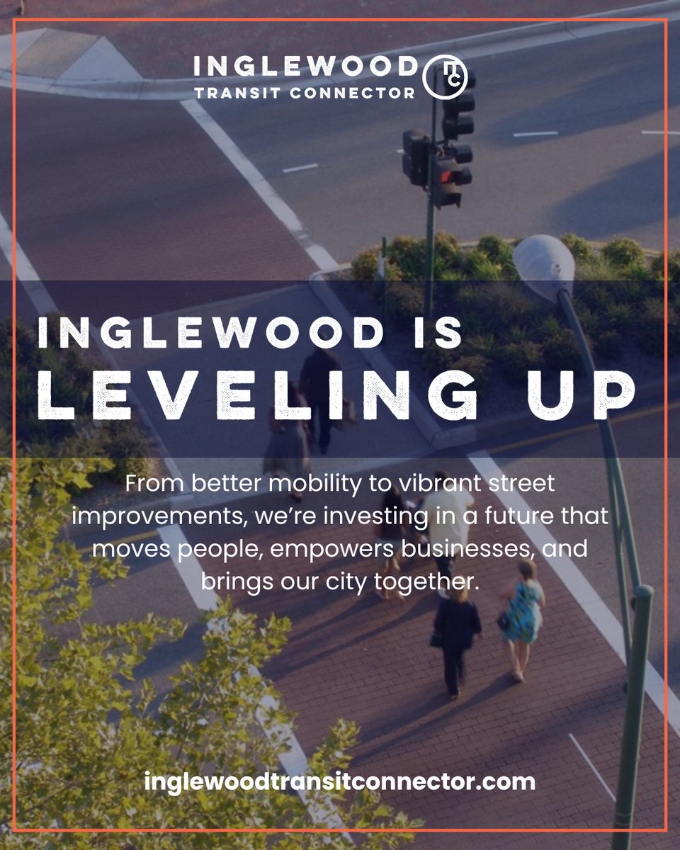 itcchampions's tweet photo. Big things are happening in Inglewood!

We’re reimagining our streets, boosting mobility, and creating inviting spaces that help our community thrive. The future of Inglewood is brighter, smoother, and more connected than ever.

#ITC #Inglewood #FutureOfInglewood https://t.co/Q5vNfrSnS1
