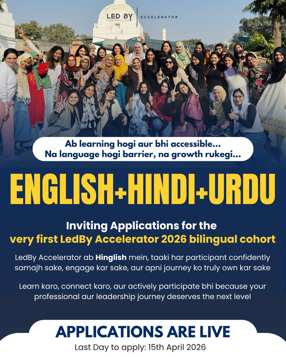 LedBy Foundation tweet media