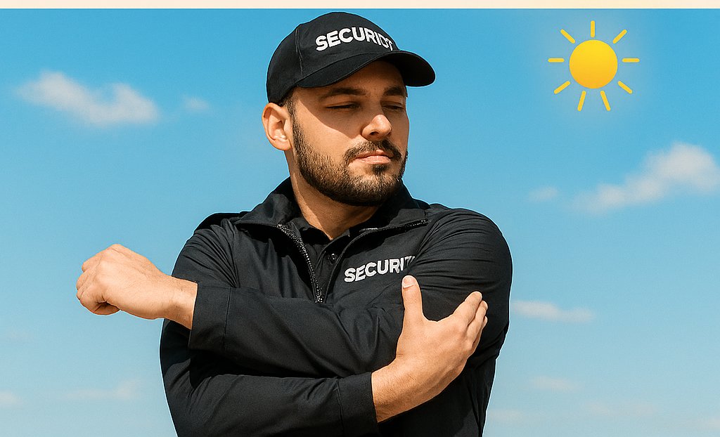 CompleteSS_1915's tweet photo. Spring weather update:
🌞 Sunny one minute
🌬️ Windy the next
🌧️ Raining somehow
…but our security guards? Still on duty through all of it. 💪🛡️ https://t.co/fgHodTb1yS