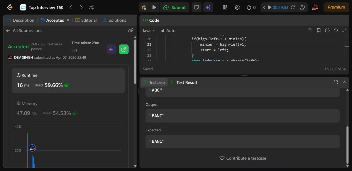 DevsinghEngg's tweet photo. day 7/21

• revised sliding window, 2 pointer, slow-fast
• did 3 questions
• built an AI arena where models fight for best answer ⚔️
finally… making AI fight instead of my bugs
#21DaysChallenge #BuildInPublic https://t.co/R2sm45ZuQ7